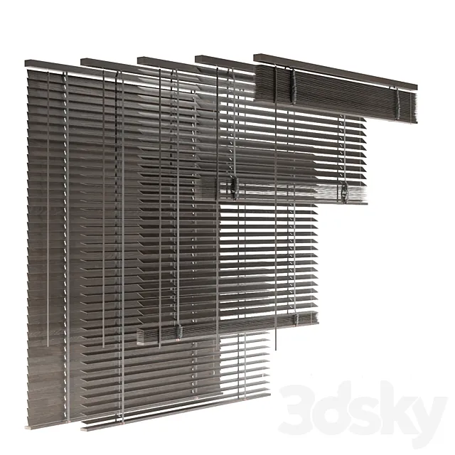 Wooden blinds 3D Model