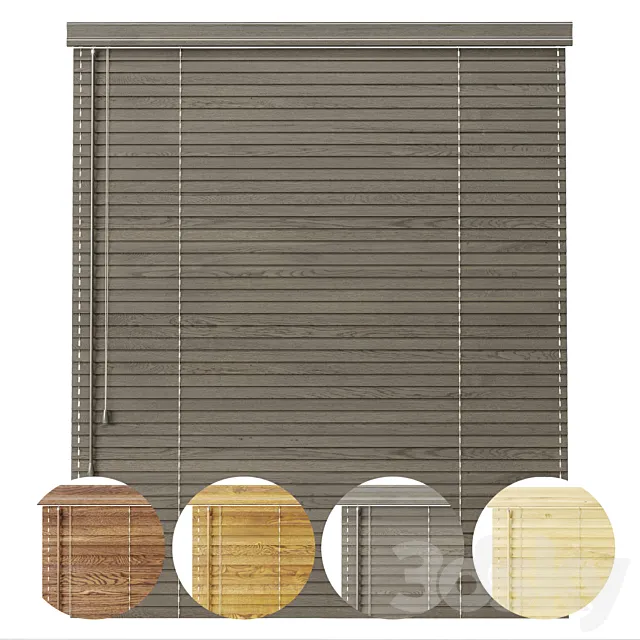 Wooden Blinds 3DModel