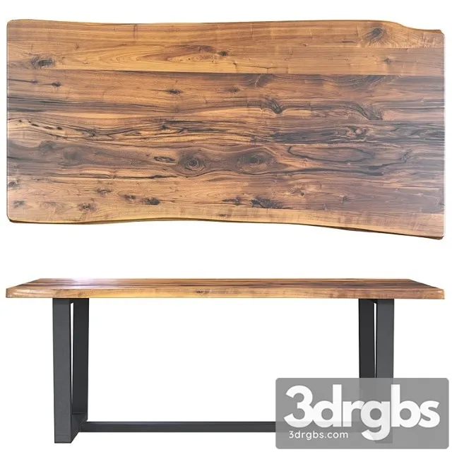 Wooden Ceiling Slab 6 3D Model Free