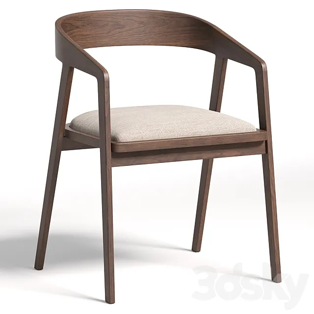 Wooden chair 3D Model