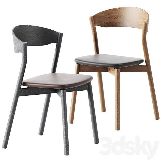 Wooden Chair Tube by Miniforms 3D Model