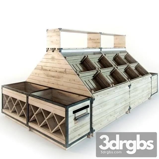 Wooden Chest 3D Model Free