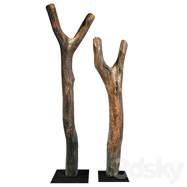 Wooden decoration 3D Model