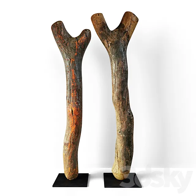 Wooden decoration 3D Model