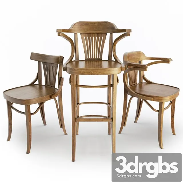 Wooden furniture iria 2 3D Model Free