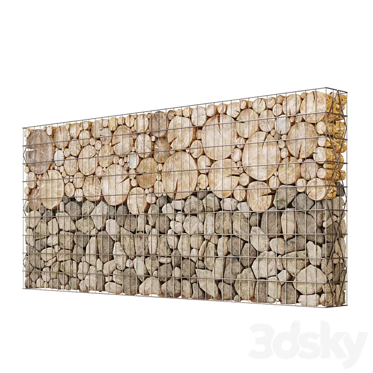 Wooden gabion 1