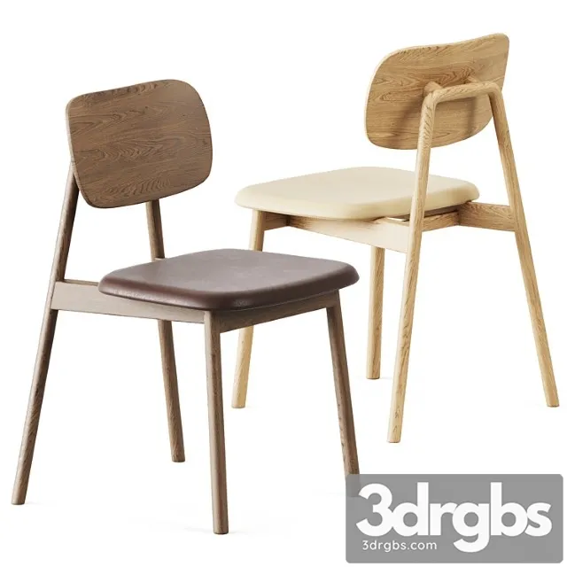 Wooden klara chair by moroso