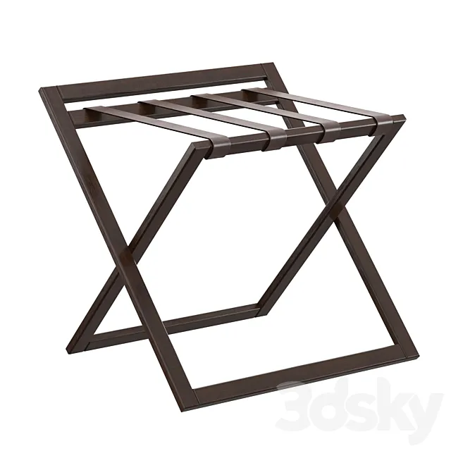 WOODEN LUGGAGE RACK EDUARD 3D Model
