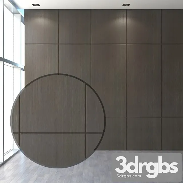 Wooden Panel 01 2 3D Model Free