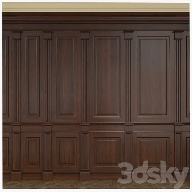 Wooden panels 3DModel