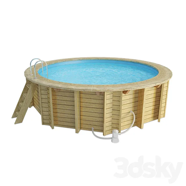 Wooden Round Swimming Pool Free Download