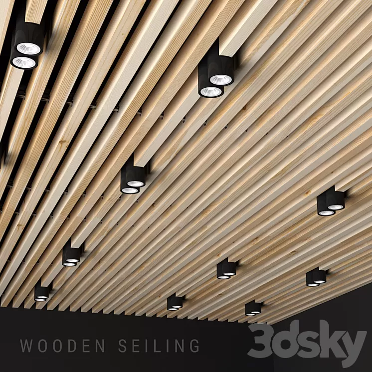 Wooden seiling 3D Model