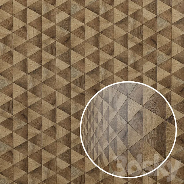 Wooden tiles from Karragach Design | 3 3D Model