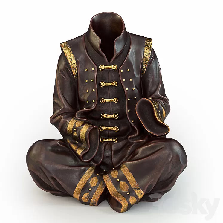 Wooden vase 3D Model