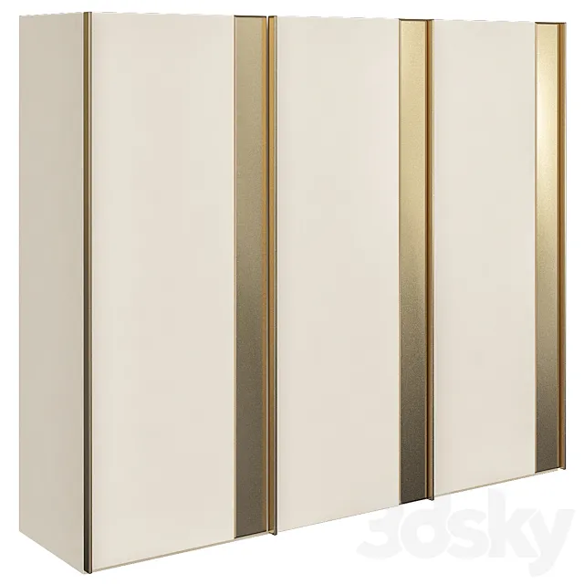 Wooden wardrobe 3D Model