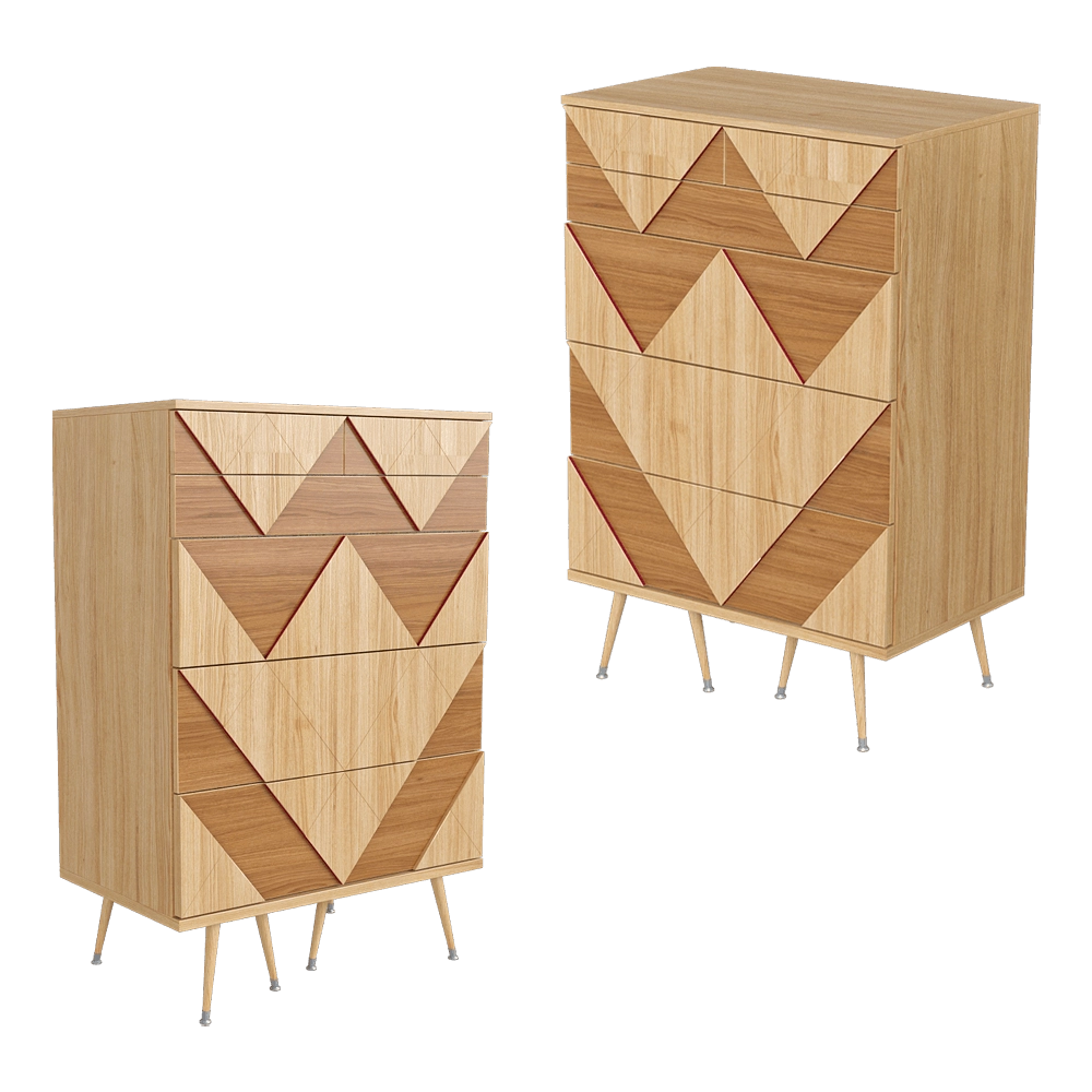 Woodi Furniture - Chest of drawers Big Woo 3D Model
