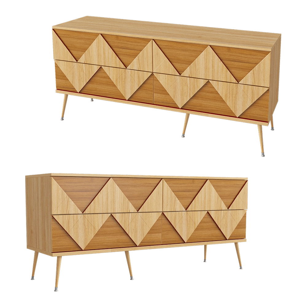 Woodi Furniture - Chest of drawers Granny Woo 3D Model