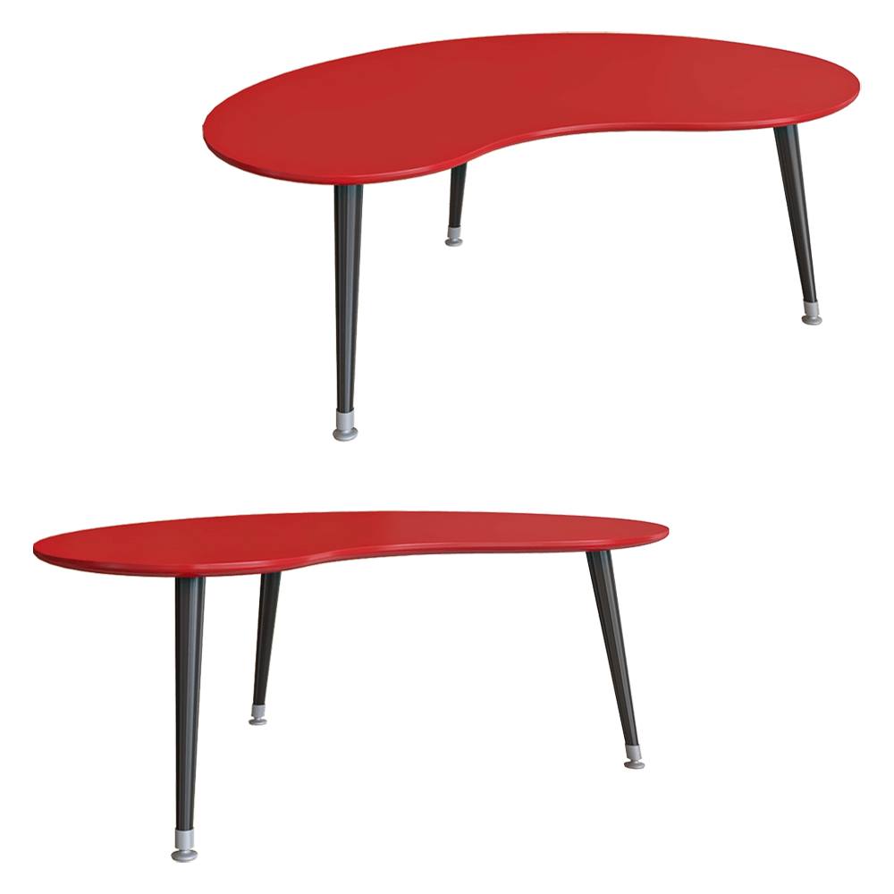 Woodi Furniture - Coffee table Kidney 3D Model