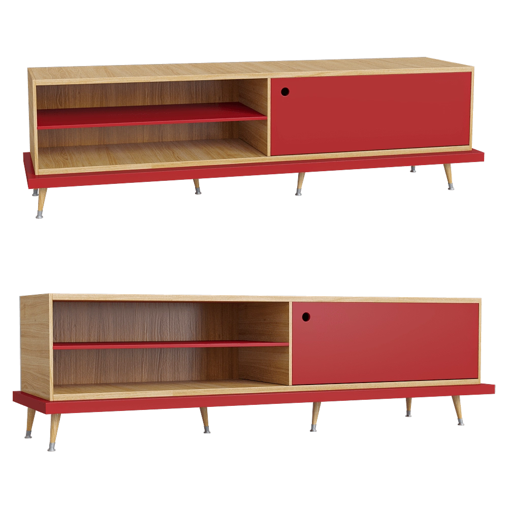Woodi Furniture - Multimedia cabinet TIWI 3D Model