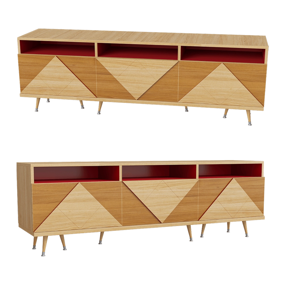 Woodi Furniture - TV cabinet Woo 3D Model