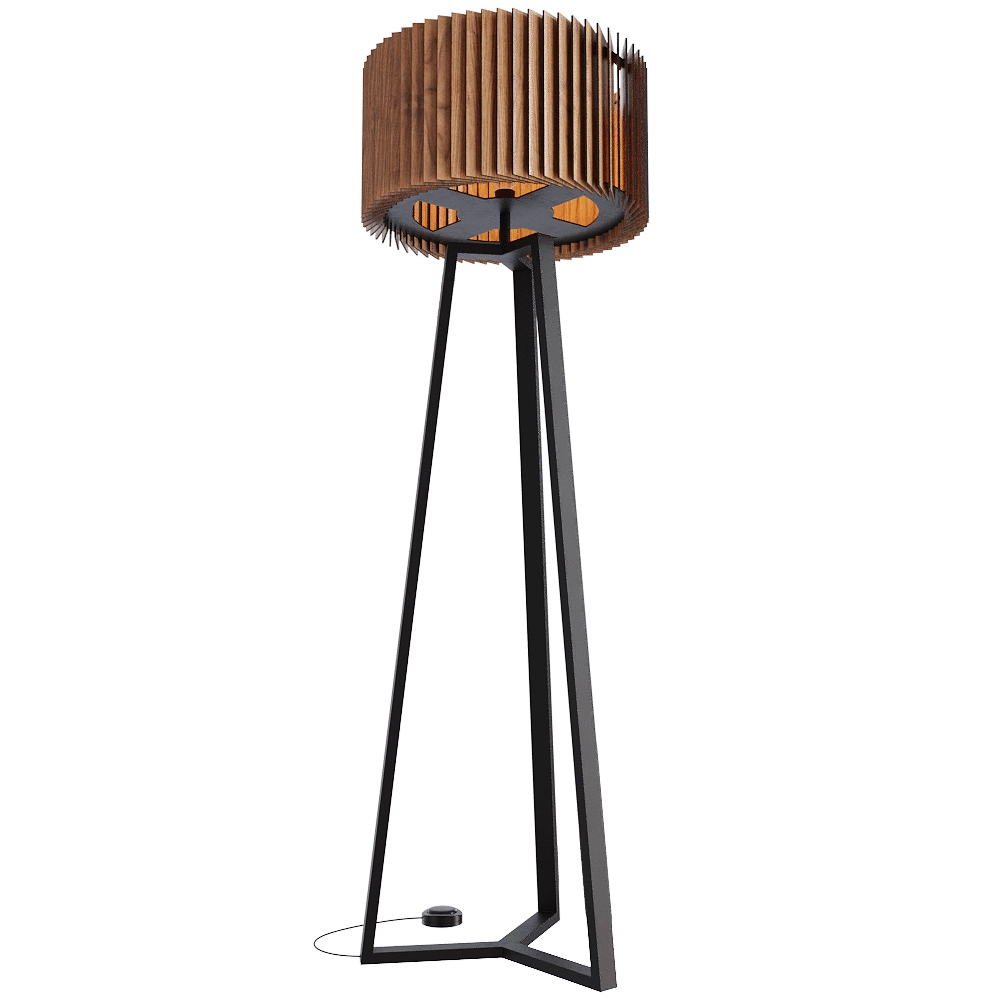 Woodled - Floor Lamp Rotor 3D Model