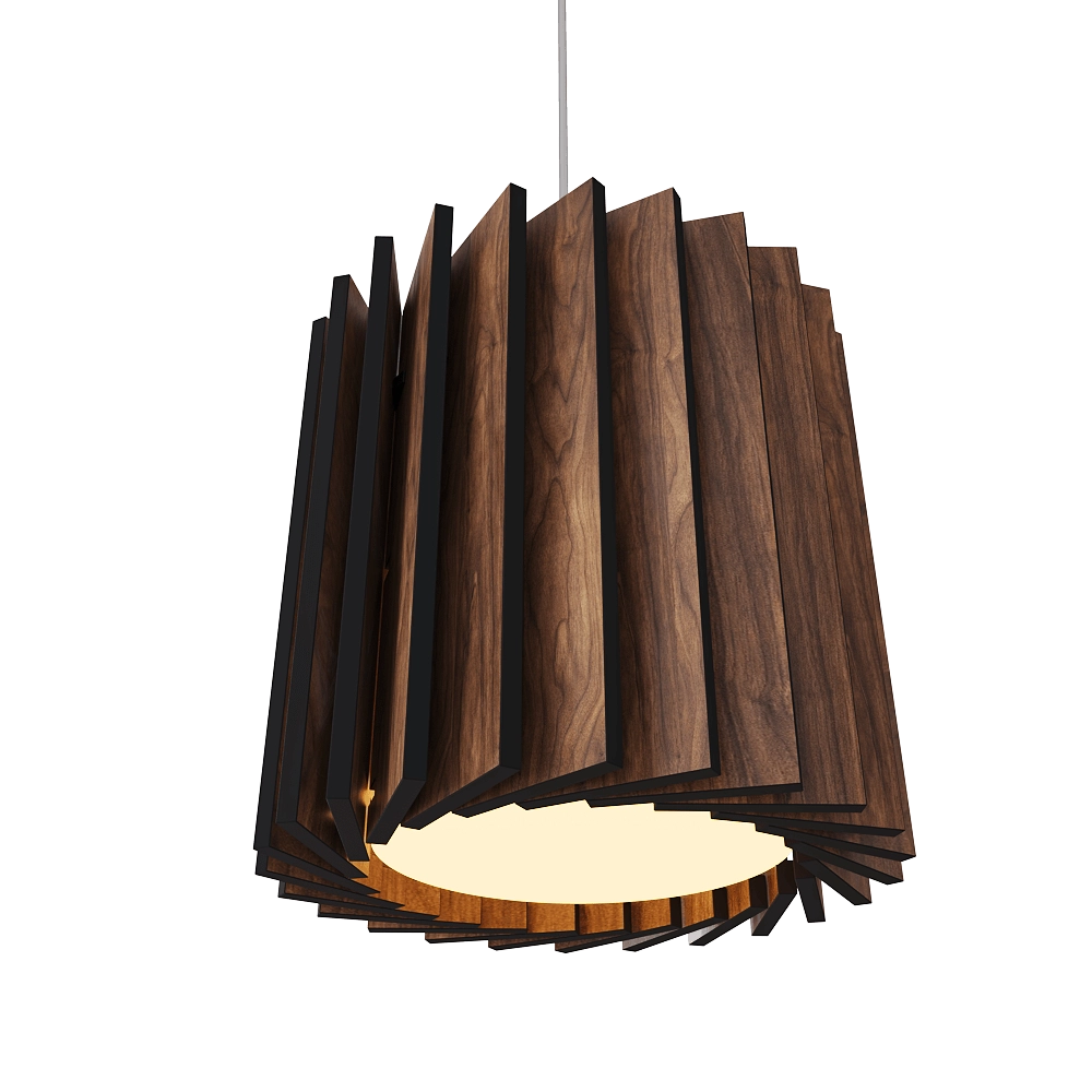 Woodled - Pendant lamp Rotor S 3D Model
