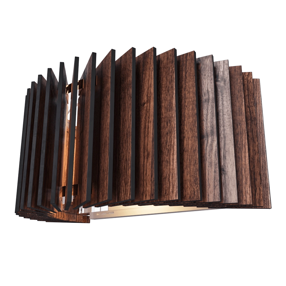 Woodled - Wall Lamp Rotor Horizontal 3D Model