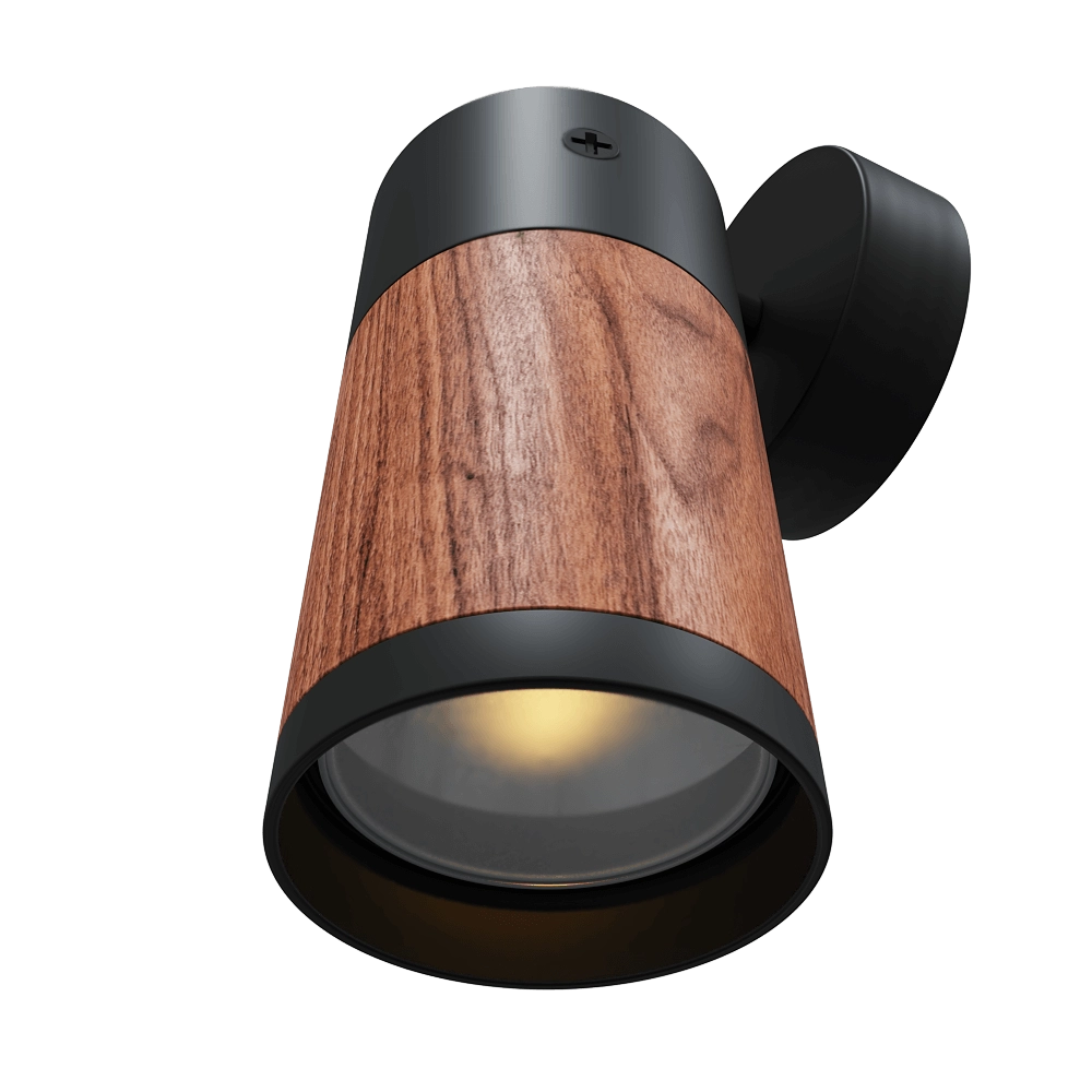 Woodled - Wall lamp Vector Unit 3D Model