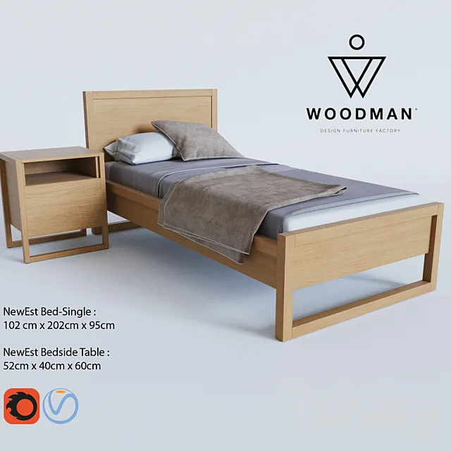 Woodman - NEWEST 3DModel