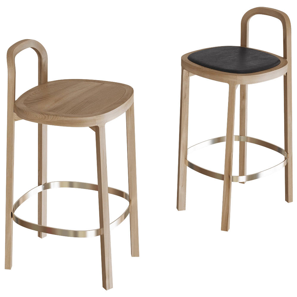 Woodnotes - Bar stool Siro 65 3D Model