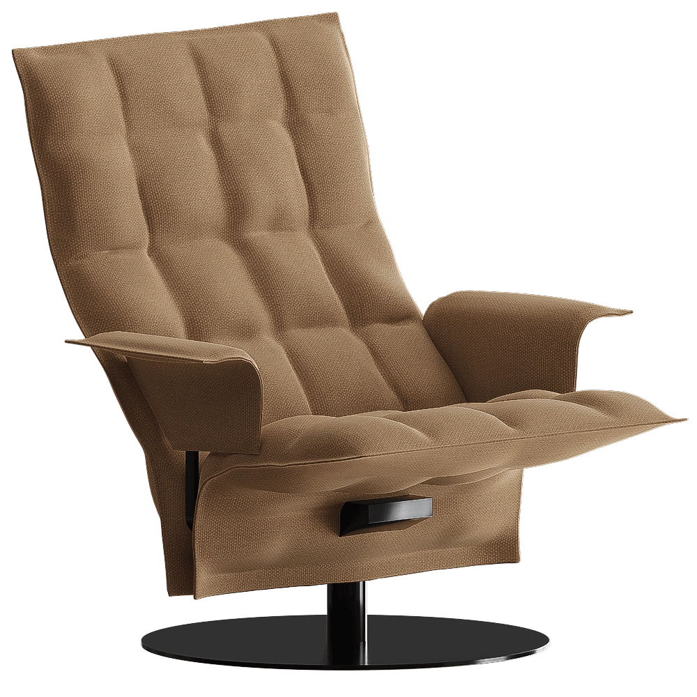 Woodnotes - Chair with armrest Swivel k 3D Model