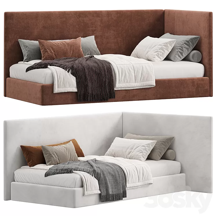 Woodnotes Corner Bed 3D Model Free