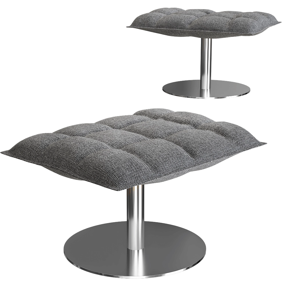 Woodnotes - Ottoman K with plate 3D Model