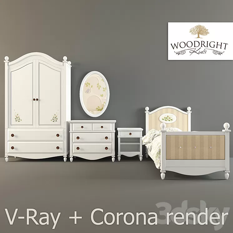 Woodright kids. Oliver 2 3D Model