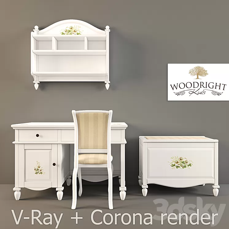 Woodright kids. Oliver 3D Model