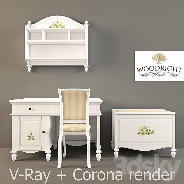 Woodright kids. Oliver 3D Model