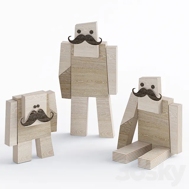 WOODSTACHES 3DModel