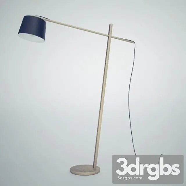 Woody Floor Lamp 3D Model Free