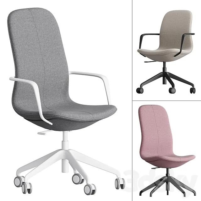 Work chair IKEA LONGFJELLL 3D Model