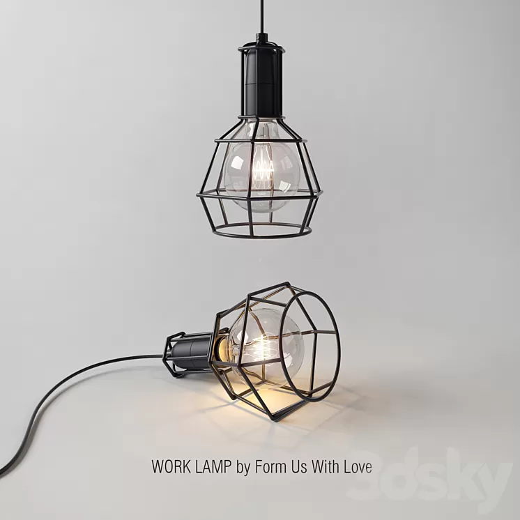 Work Lamp 3D Model