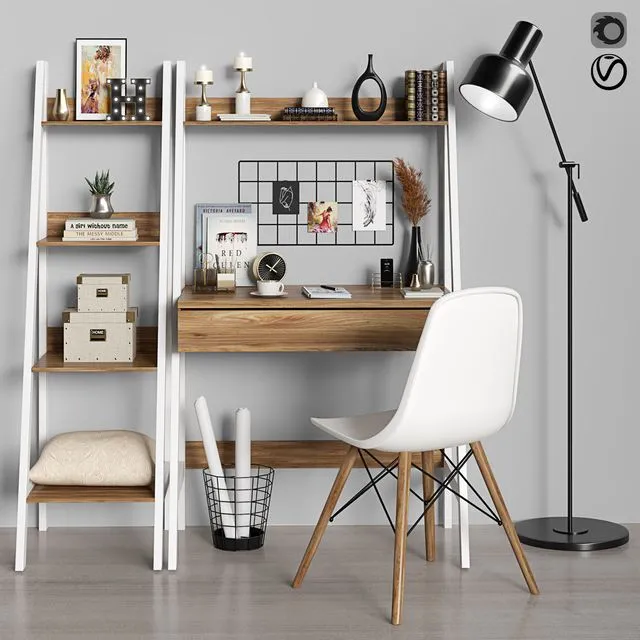 Work place 10 3D Model