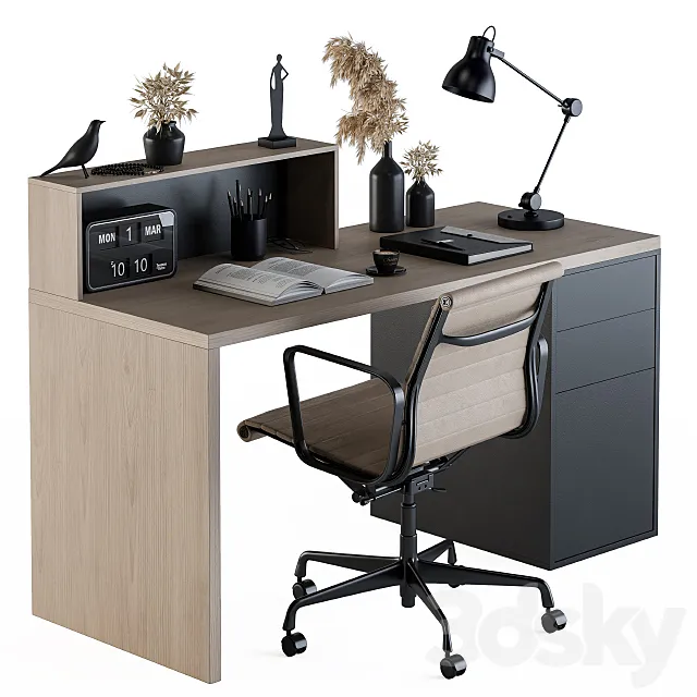 Work Table with Dried Plants - Set 82 Free Download