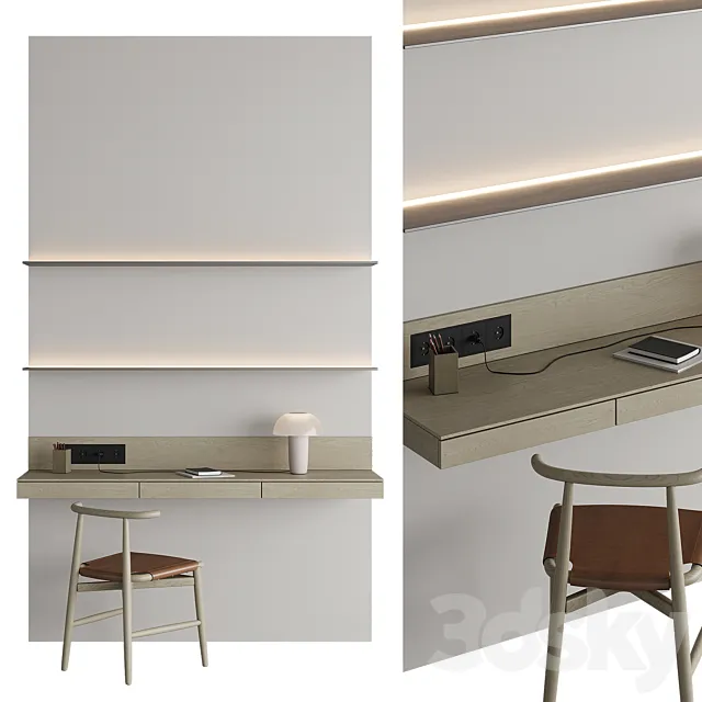 Workplace 007 3D Model