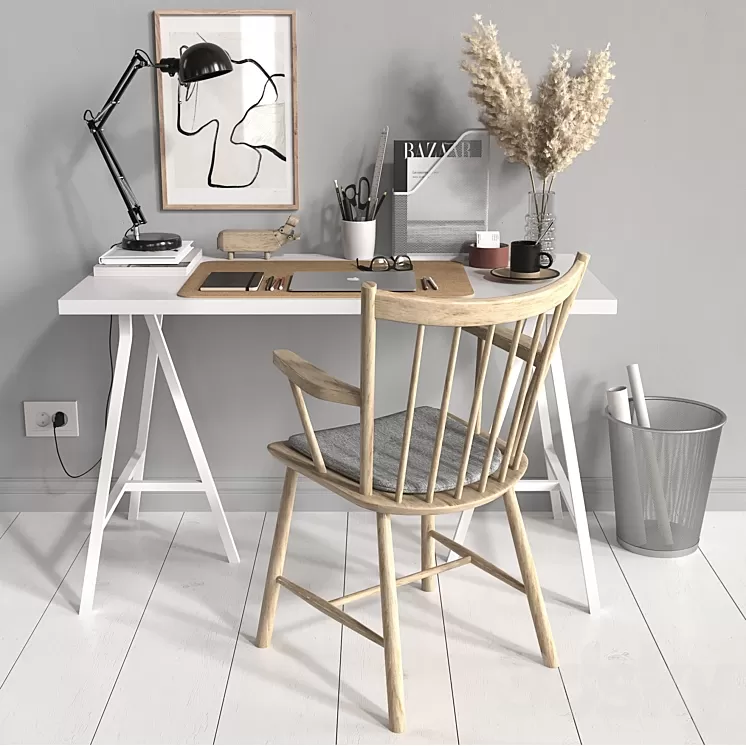 Workplace 02 3D Model