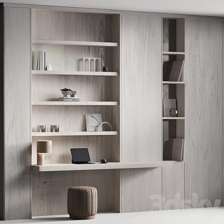 Workplace 054 3D Model Free