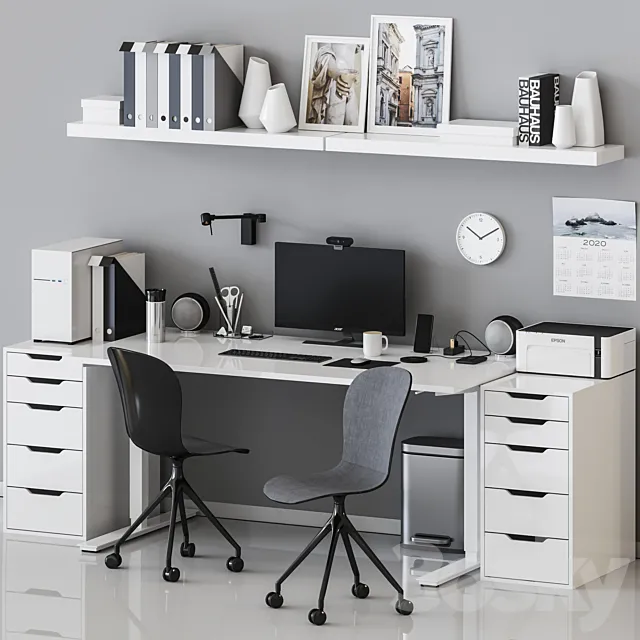 Workplace - 1 3DModel