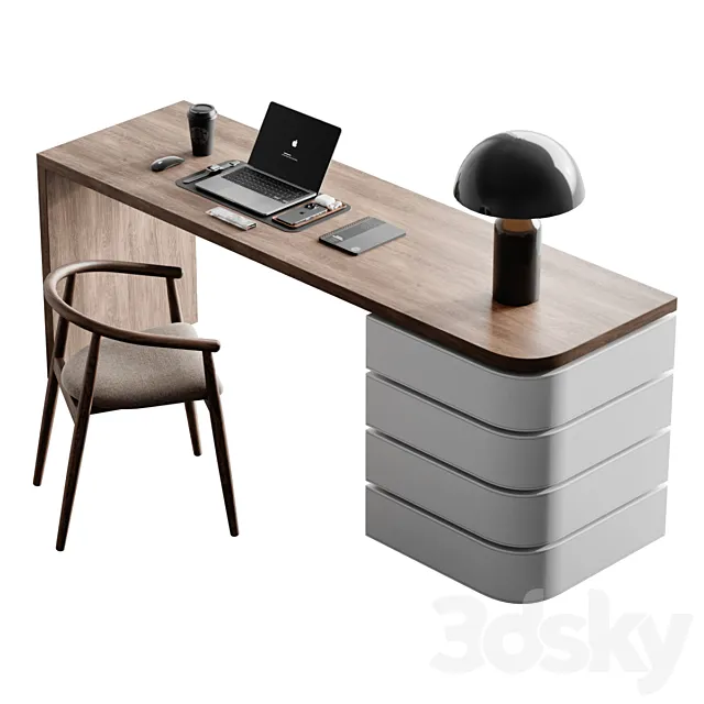 Workplace 10 3D Model