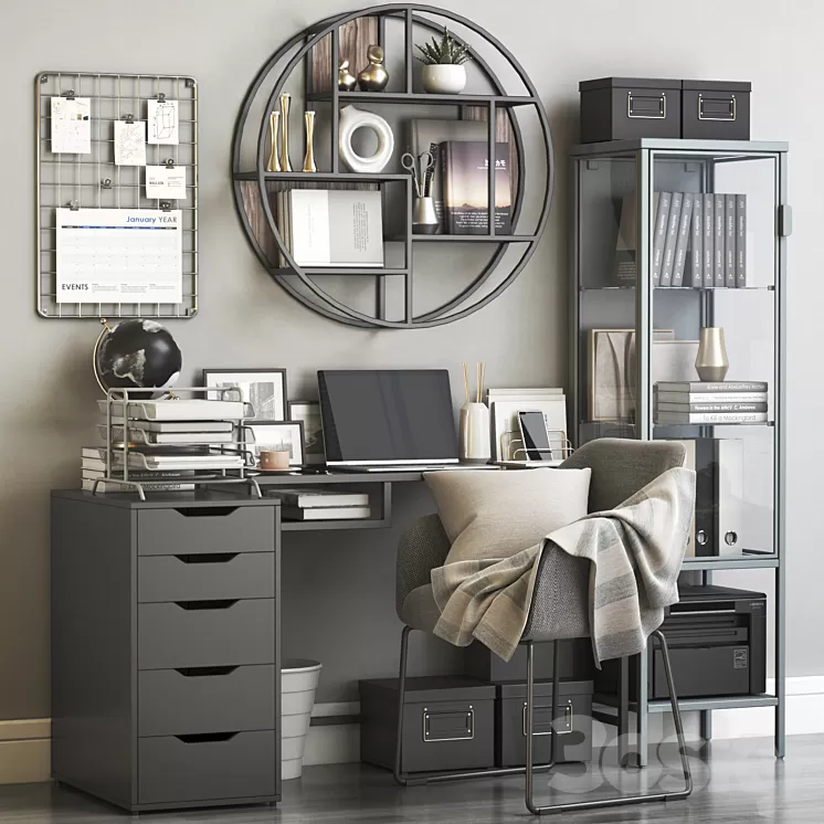 Workplace 109 3D Model