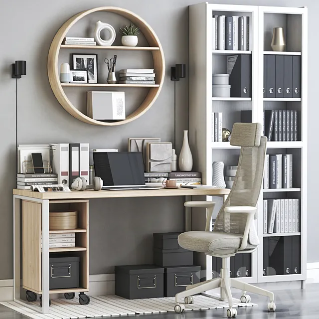 Workplace 111 3D Model