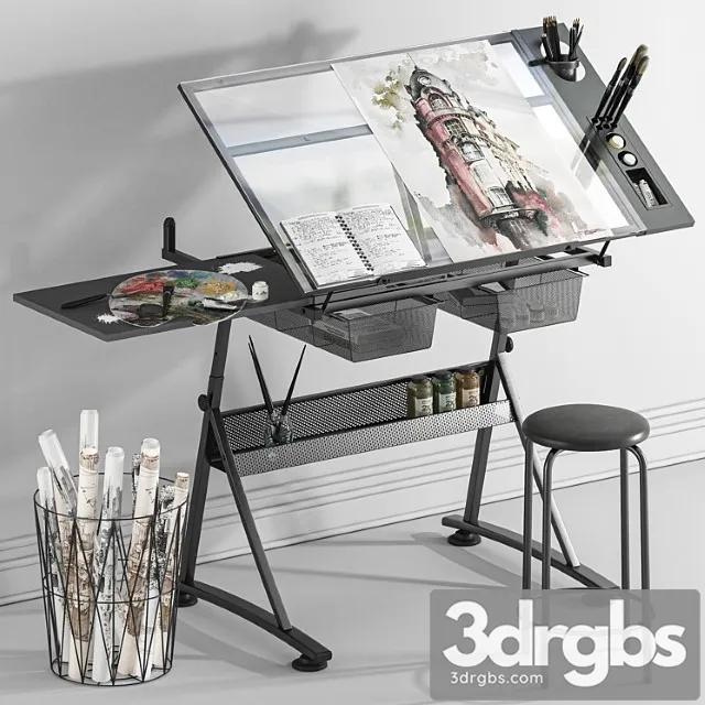 Workplace 14 3D Model Download